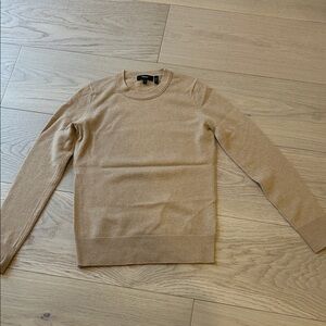 Theory woman’s Tan Crewneck Sweater